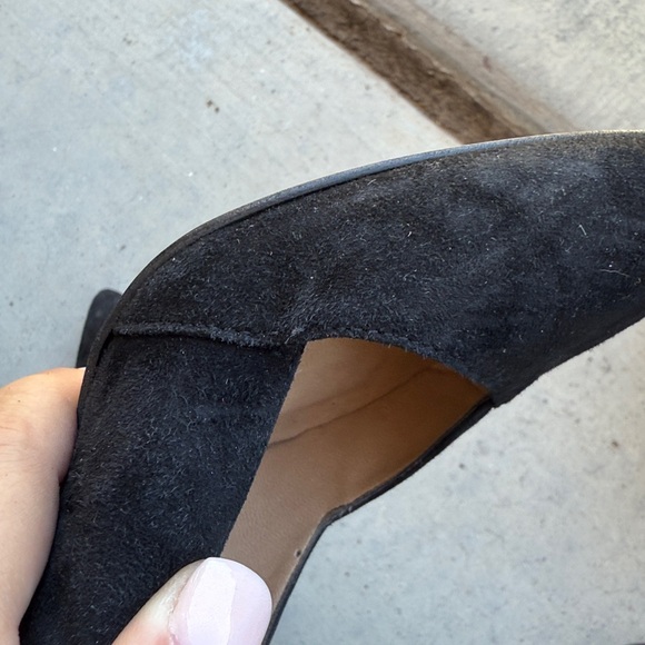 Top Shop Black Suede Heel - Picture 4 of 4